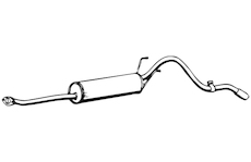 Zadní tlumič výfuku WALKER 08849