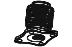 Zvlněná trubka, výfukový systém WALKER 08960