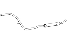Střední tlumič výfuku WALKER 09034