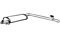 Zadní tlumič výfuku WALKER 09088