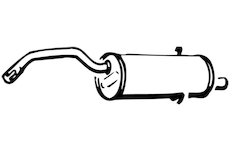 Zadní tlumič výfuku WALKER 09094