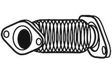 Zvlněná trubka, výfukový systém WALKER 09242