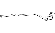 Střední tlumič výfuku WALKER 09443