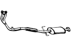 Predni tlumic vyfuku WALKER 09490