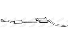 Stredni tlumic vyfuku WALKER 09574