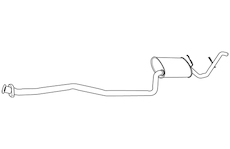 Zadní tlumič výfuku WALKER 09616