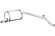 Zadní tlumič výfuku WALKER 09663