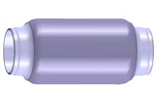 Zvlněná trubka, výfukový systém WALKER 10415