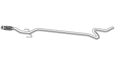 Výfuková trubka WALKER 10542