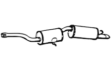 Zadní tlumič výfuku WALKER 12027