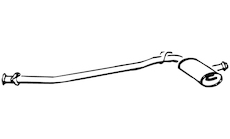 Střední tlumič výfuku WALKER 12261