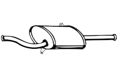 Zadní tlumič výfuku WALKER 12391