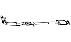 Predni tlumic vyfuku WALKER 12392