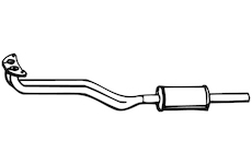 Predni tlumic vyfuku WALKER 12405