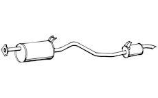 Zadní tlumič výfuku WALKER 12414