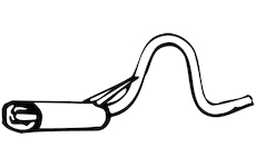 Střední tlumič výfuku WALKER 12497