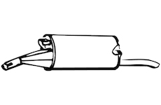 Zadní tlumič výfuku WALKER 12498