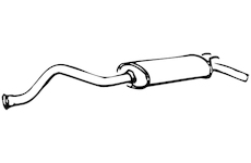 Zadní tlumič výfuku WALKER 12788