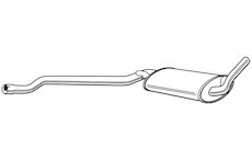 Střední tlumič výfuku WALKER 13003