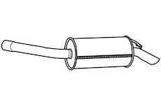 Zadní tlumič výfuku WALKER 13068