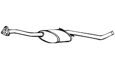 Střední tlumič výfuku WALKER 13088