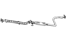 Střední tlumič výfuku WALKER 13129