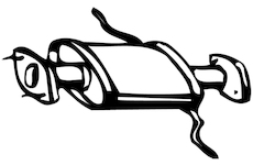 Predni tlumic vyfuku WALKER 13170