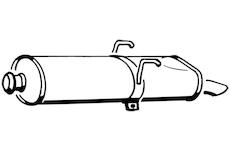 Zadní tlumič výfuku WALKER 13233