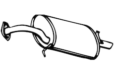 Zadní tlumič výfuku WALKER 13318