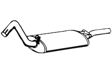 Zadní tlumič výfuku WALKER 13379