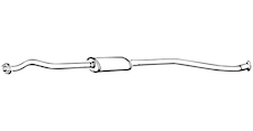 Střední tlumič výfuku WALKER 13687