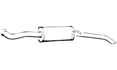 Zadní tlumič výfuku WALKER 13697