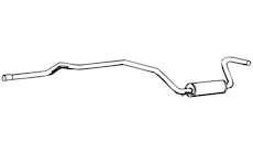 Střední tlumič výfuku WALKER 13771