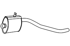 Predni tlumic vyfuku WALKER 14113