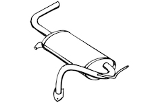 Zadní tlumič výfuku WALKER 14138