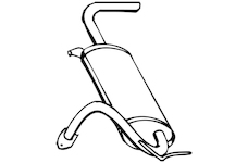 Zadní tlumič výfuku WALKER 14143