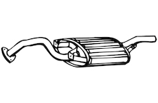 Zadní tlumič výfuku WALKER 14147