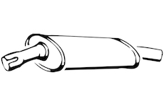 Střední tlumič výfuku WALKER 14225