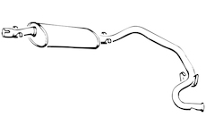 Zadní tlumič výfuku WALKER 14226