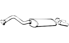 Zadní tlumič výfuku WALKER 14238