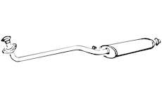 Predni tlumic vyfuku WALKER 14268