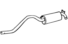 Zadní tlumič výfuku WALKER 14474