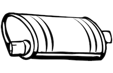 Zadní tlumič výfuku WALKER 14494