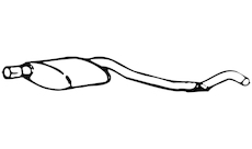 Střední tlumič výfuku WALKER 14555