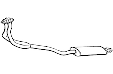 Střední tlumič výfuku WALKER 14569