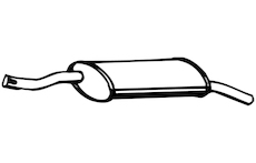 Zadní tlumič výfuku WALKER 14580