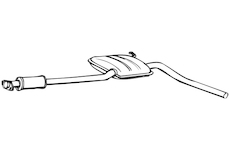 Střední tlumič výfuku WALKER 14604