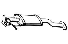 Predni tlumic vyfuku WALKER 14622