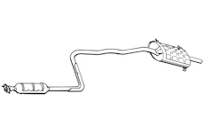 Zadní tlumič výfuku WALKER 14780