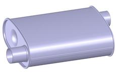 Stredni tlumic vyfuku - univerzalni WALKER 14885